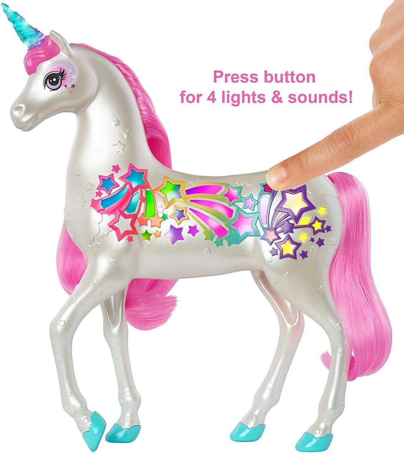 barbie brush and sparkle unicorn