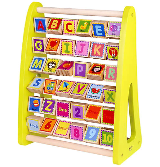 alphabet abacus learning toy