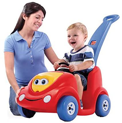 Baby Pushing Car