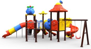 Outdoor Amusement play area cool plastic playground set