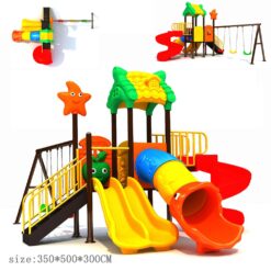 Outdoor Garden Discovery Playset, The Best Backyard Multifunctional Easy Climber,Slide and Swing Sets for Children Kids Activities &Games