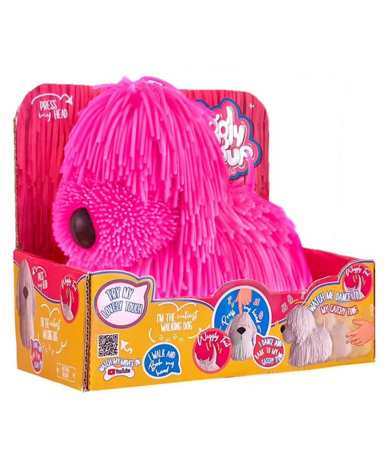 Jiggly Pup Toy Colors JP001-FG PINK