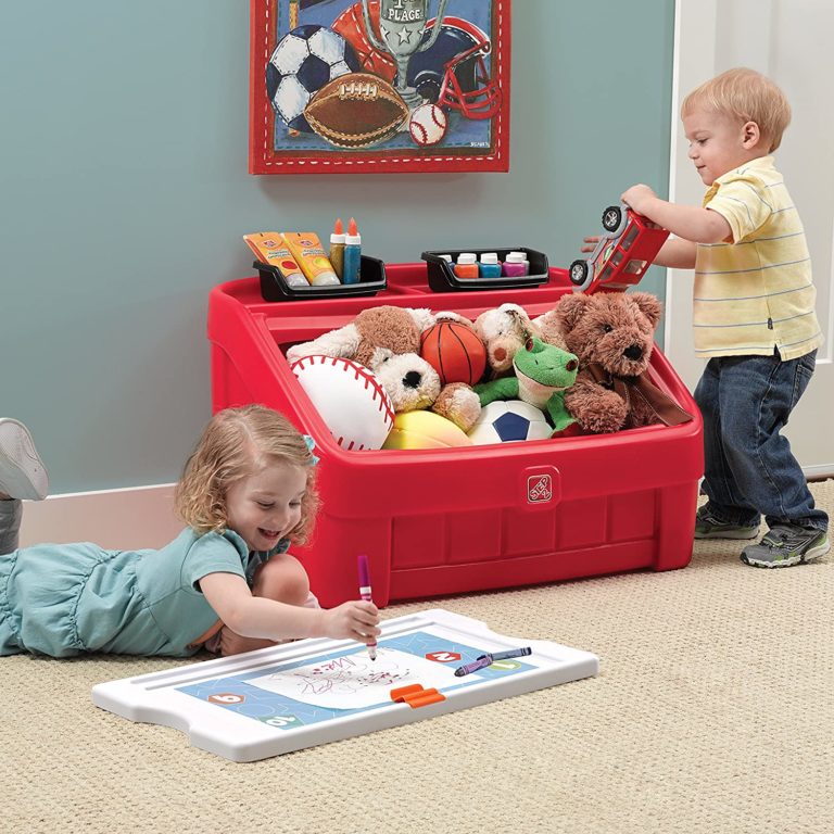 Step2 2 In 1 Toy Box & Art Lid - Red
