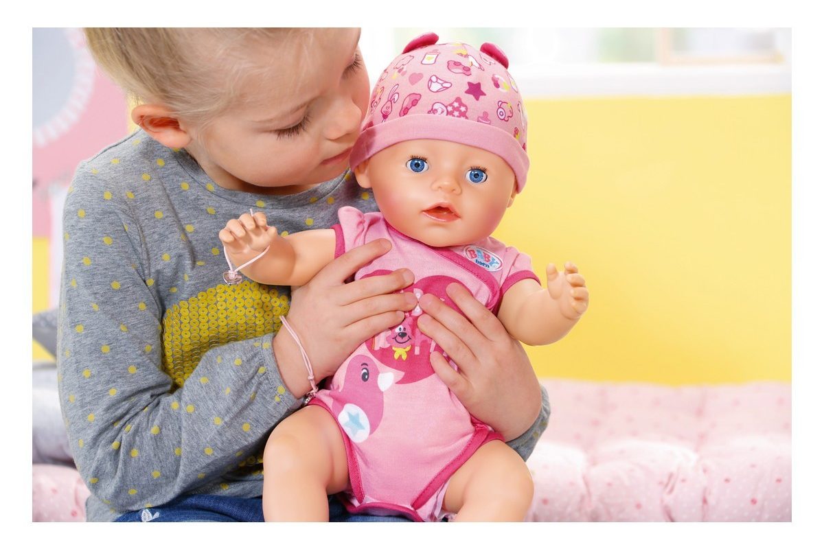 Baby Born Interactive Doll Girl Soft Touch - Toys 4 You