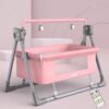 Electric Cradle Bed Electric Shaker Baby Shake Bed For Newborn PINK