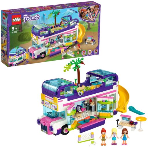 LEGO Friends Friendship Bus Toy with Swimming Pool and Slide 41395