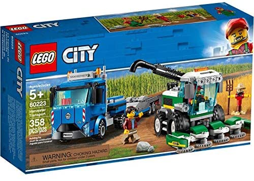 LEGO City Great Vehicles Harvester Transport 60223 Building Kit 358 Piece