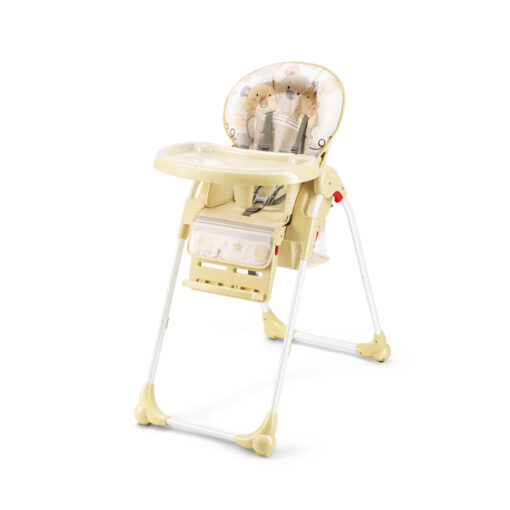 SHENMA 4 in 1 fold Baby Highchair, Portable Dining Chair Yellow