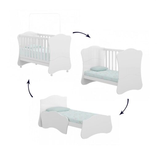 Baby Multimedia Adjustable Mini Crib Bed BP-0520-0001