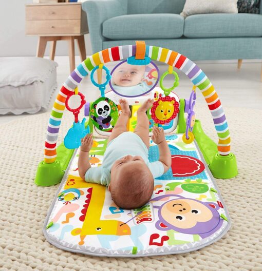 Fisher-Price FWT18 Deluxe Gym Piano, Multicolor