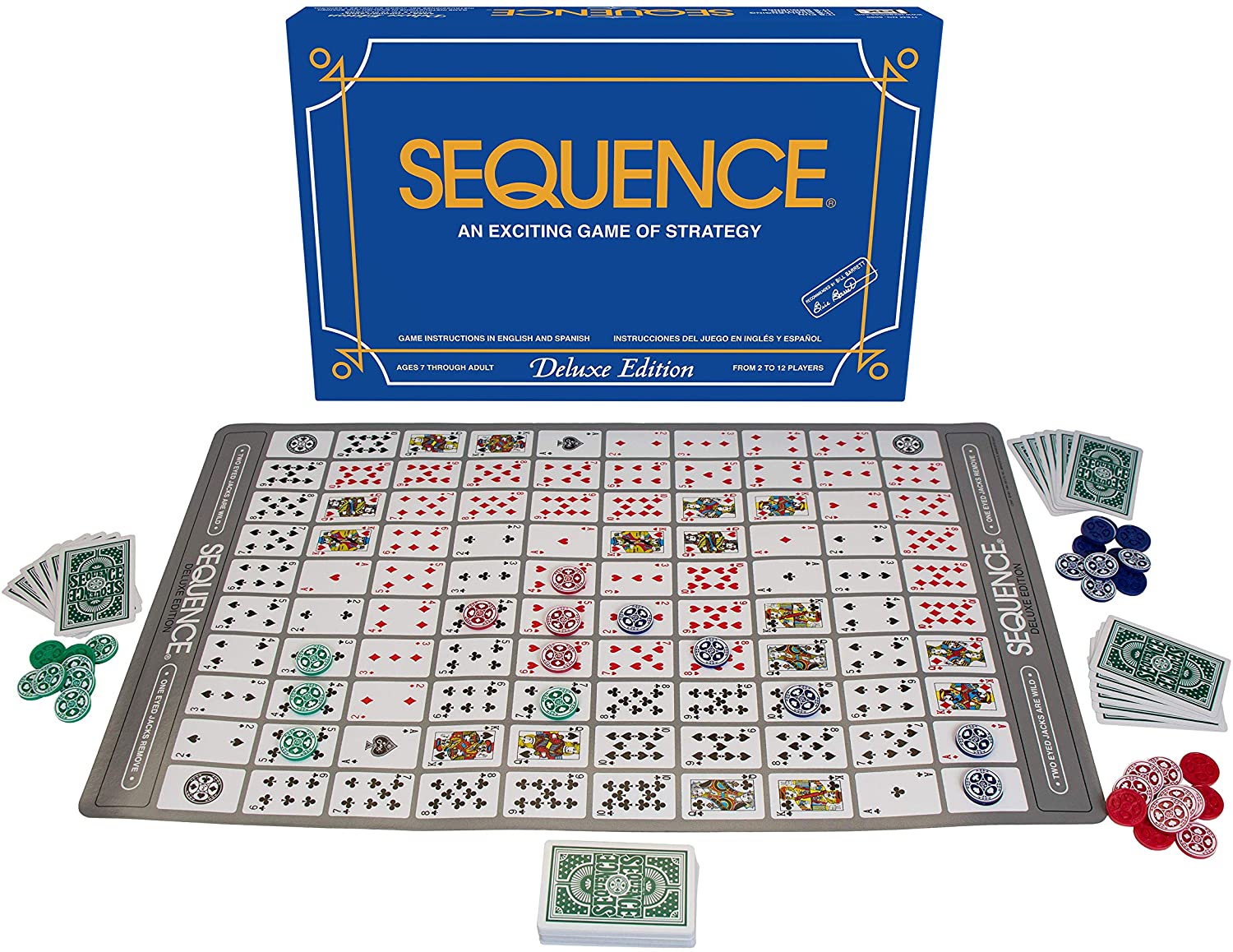 game of sequence how many cards
