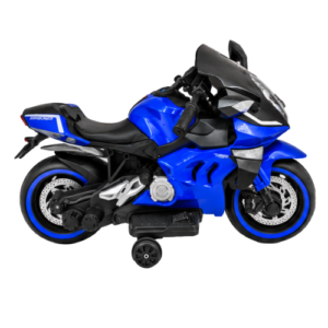 Kids Electric Ride-On Sport Motorcycle – Blue - Image 3