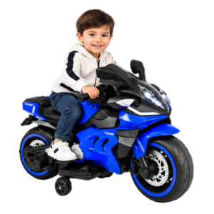 Kids Electric Ride-On Sport Motorcycle – Blue