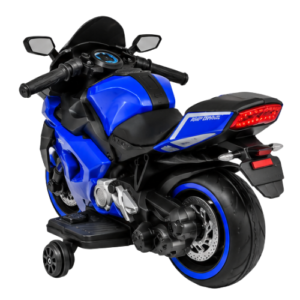 Kids Electric Ride-On Sport Motorcycle – Blue - Image 4