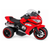 Kids Red Electric Ride-On Sport Motorcycle with Three Wheels