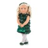 Our Generation Audrey-Ann 18 Posable Deluxe Holiday Doll with Book and Accessories