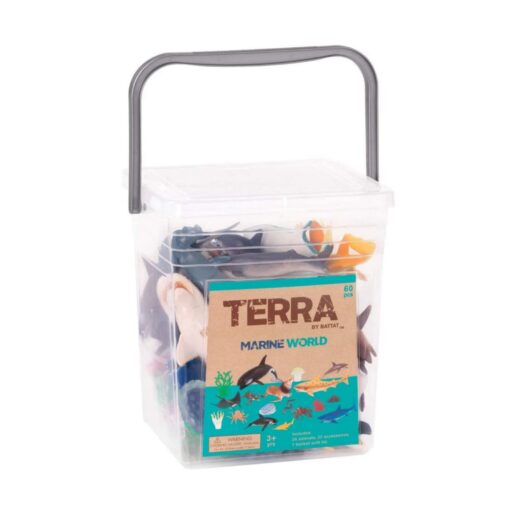 Terra by Battat – Marine World – Assorted Fish & Sea Creature Animal Toys