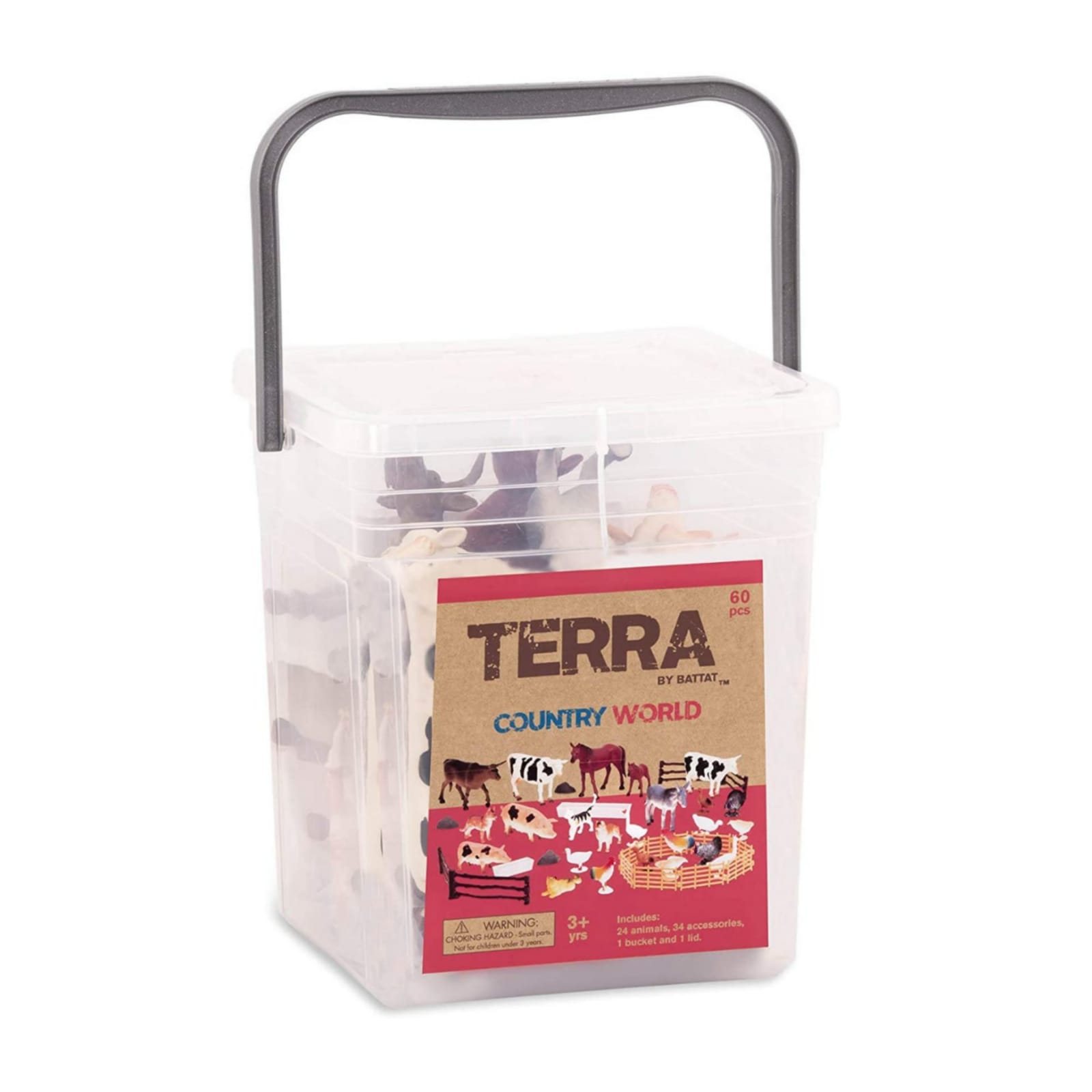 Terra By Battat Animal Toy Bundle - 120 Piece Reptile & Wild Animal Figures