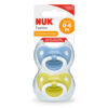 Nuk - Fashion Silicon Soother 0-6m Pack of 2 - Blue