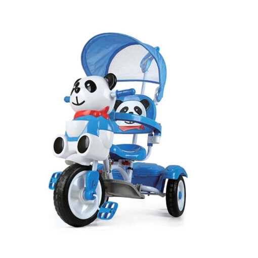 Bear Tricycle With Umbrella For Kids Blue