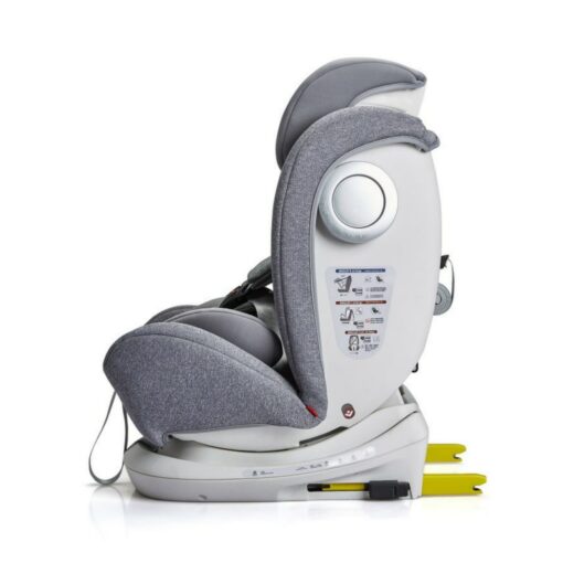 S62 AngelCare Isofix Rotating Carseat Gray