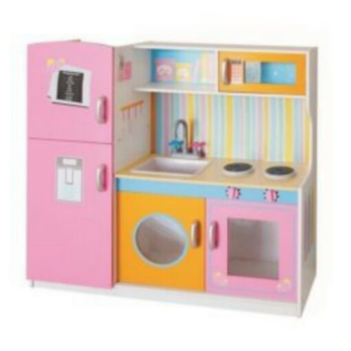 Kids Educational Pink Kitchen Wooden House