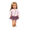 Our Generation 18 Inch Regular Doll Vienna with Long Brown Hair
