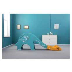 Giraffe Kids Slide (Brachiosaurus Slide, Blue+Yellow)