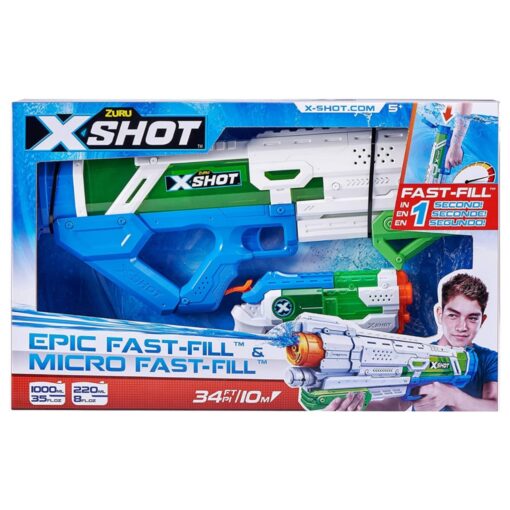 X-Shot Gun Fast Fill Combo Pack – Large, Multi-Colour - 56222