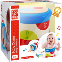 Hape Baby Drum Musical Instrument Toy For Toddlers E0333