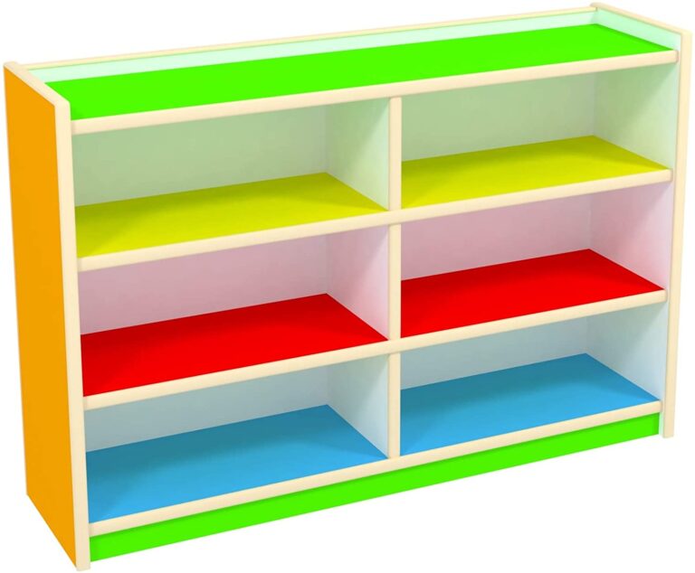 Kids Wooden toy Display Organizer Storage Bookshelf Cabinet