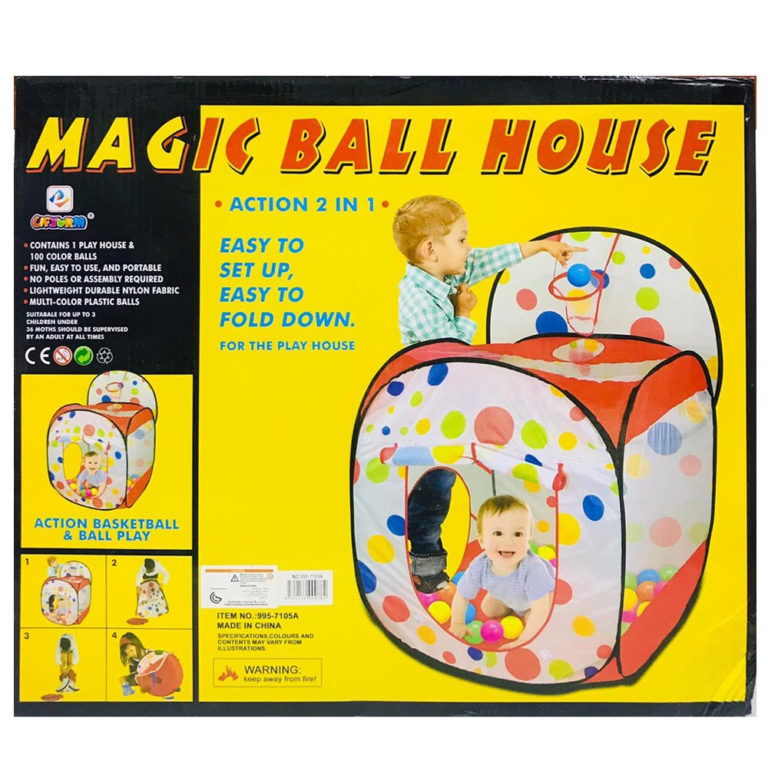 Magic Ball House Action 2-in-1