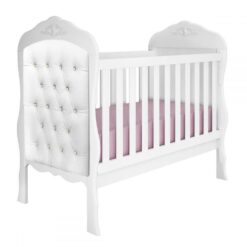Cradle Bed Realeza With Captone Suede Royalty White 90250