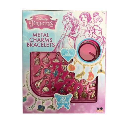 Disney Princess Metal Charms Bracelet Craft Kit