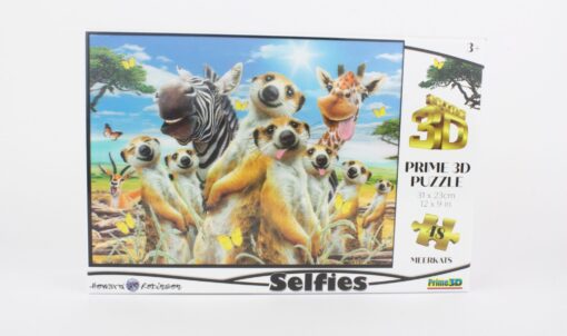 Prime3D - Meerkat Selfie 3D Puzzle - 48 Pcs