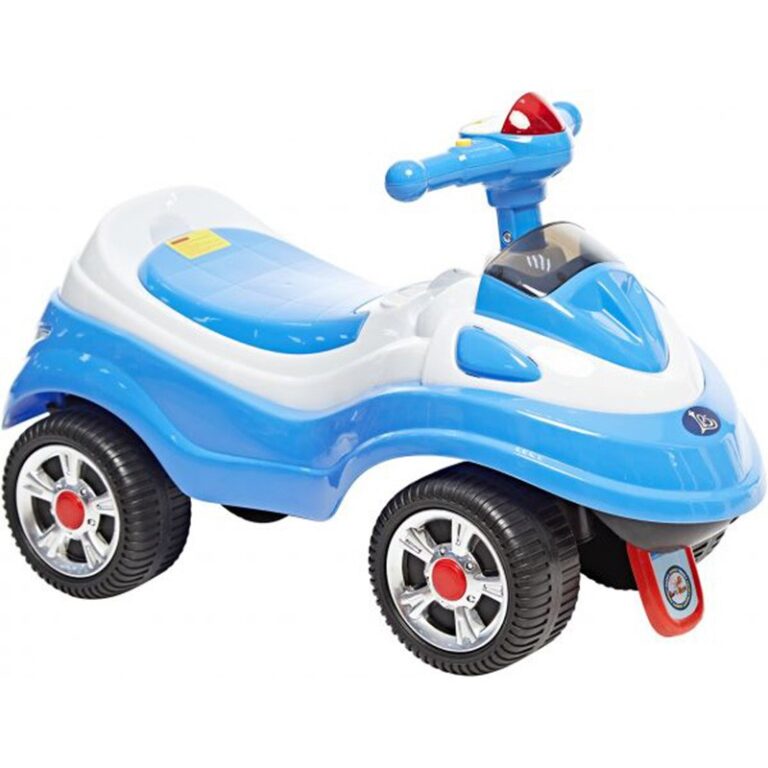 Sliding Baby Carriage Push Car BLUE LB-7622