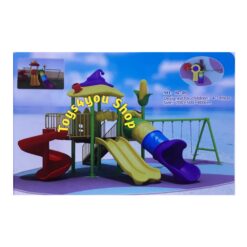 Kid’s Outdoor Playground Set Slide Swing With Tunnel No: 02-20