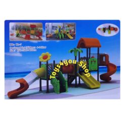 Kid's Outdoor Playground Set Slide With Tunnel No: 01-7