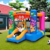 Monster Inflatable Bouncy Castle Kids Outdoor - 270cm x 216cm x 173cm