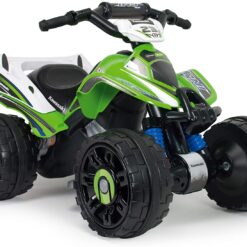 INJUSA-Kawasaki Quad ATV 12V With Reverse Gear and Electric Brake-66055-B
