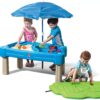 Step2 Cascading Cove With Umbrella Water Table 850900