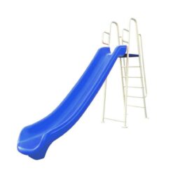 Kids Outdoor Large Slide Height 180cm for Kids-Blue