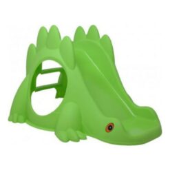 Green Dino Toddler Slide Green