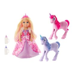 Barbie Dreamtopia Gift Set with Chelsea Princess Doll in Heart Dress