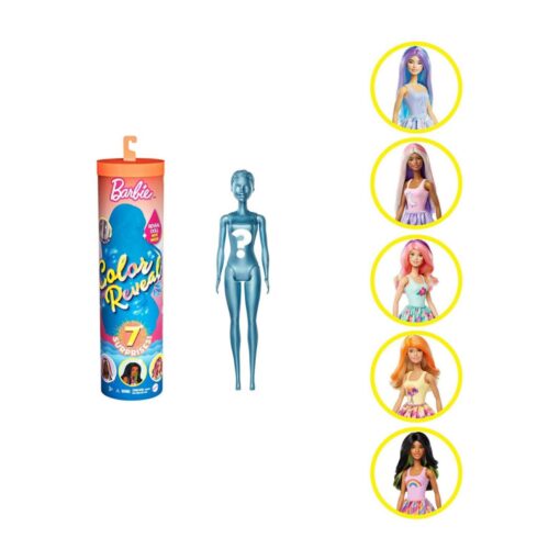 Barbie Color Reveal Doll with 7 Surprises GTP42