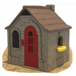 Outdoor Kids Cottage Playhouse Brown