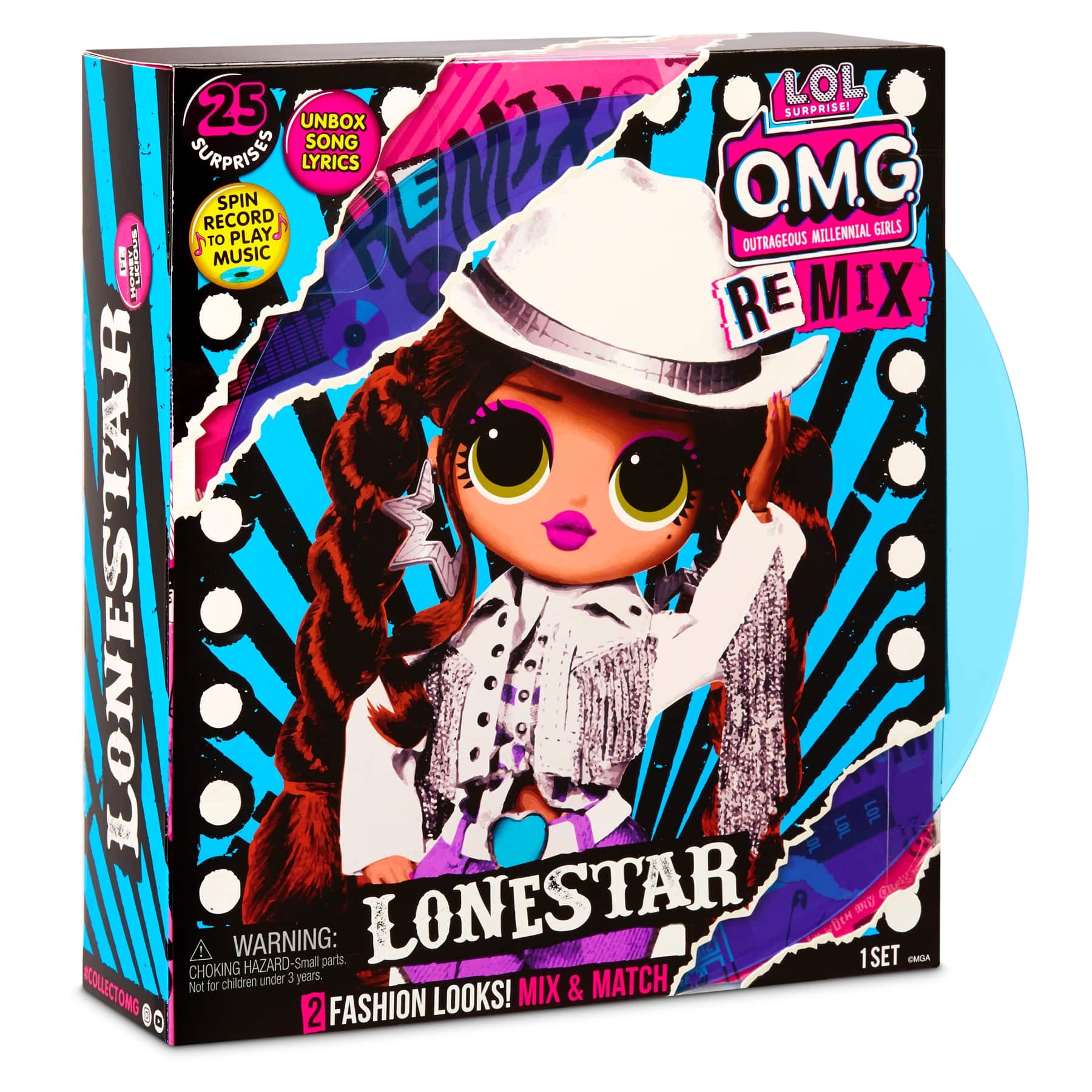 LOL Surprise OMG Remix Lonestar Doll with 25 Surprises - Toys 4You