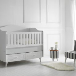 Siena Wooden Baby Bed 120×60 – TR-6263-01 White
