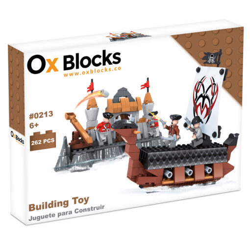 Ox Blocks Pirate Playset Large 262pcs Building Toys-0213-BTG