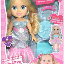 Love, Diana Doll Mashup Party Mermaid 13 Inch 2 Outfits in One-20081-ATL